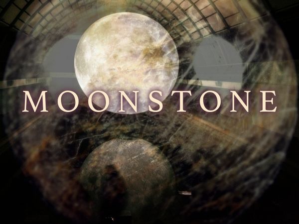 overlay image of moonstone and a full moon